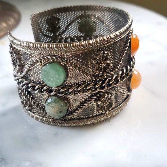 Vintage 1980s-1990s Boho metal bracelet - Picture 7 of 12